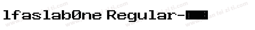 lfaslab0ne Regular字体转换